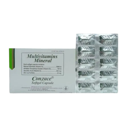 CONZACE Multivitamins / Minerals Soft Gel Capsule 20's price in the