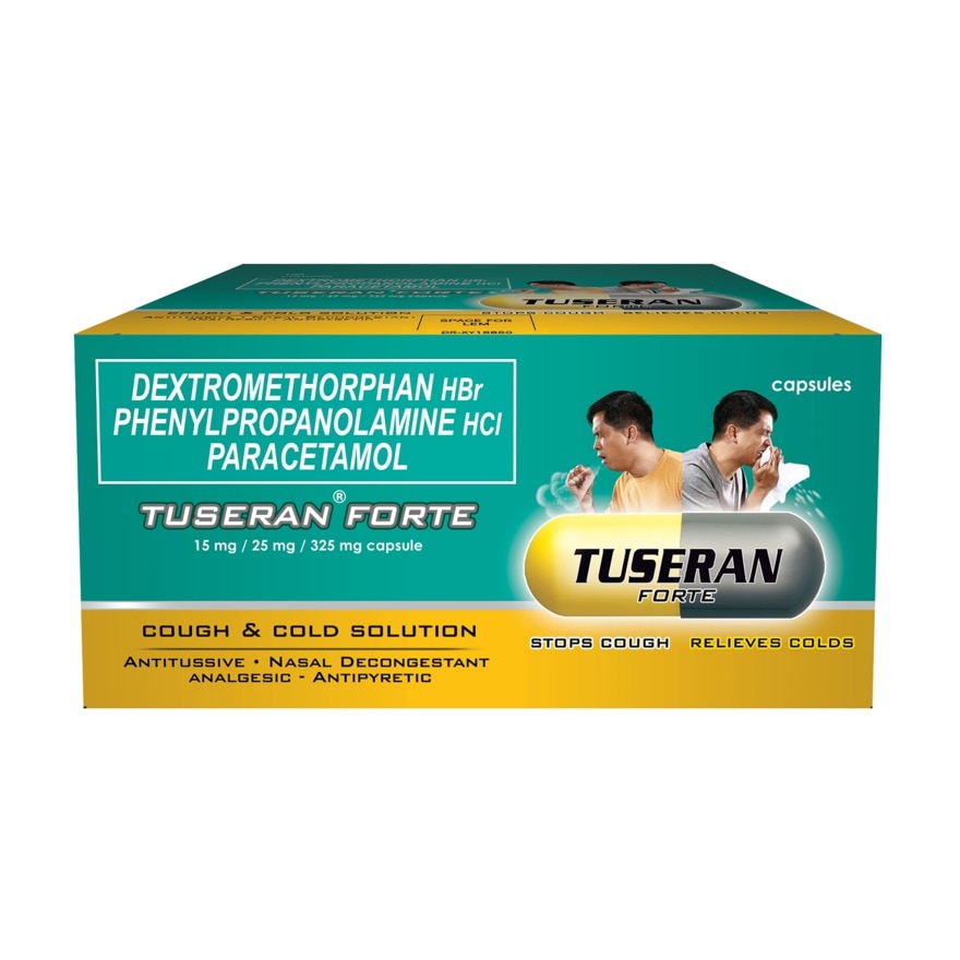 TUSERAN FORTE Dextromethorphan Hydrobromide / Phenylephrine