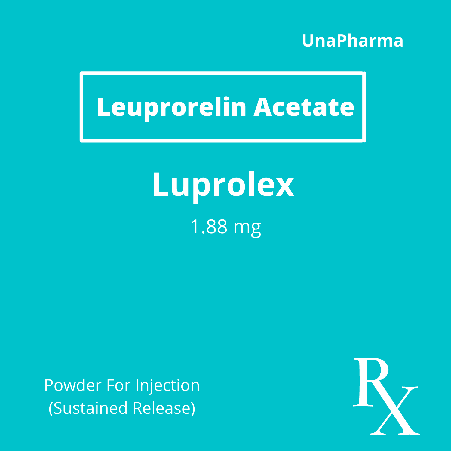 LUPROLEX Leuprorelin Acetate 1.88mg Powder for IM/SC Injection 2mL ...