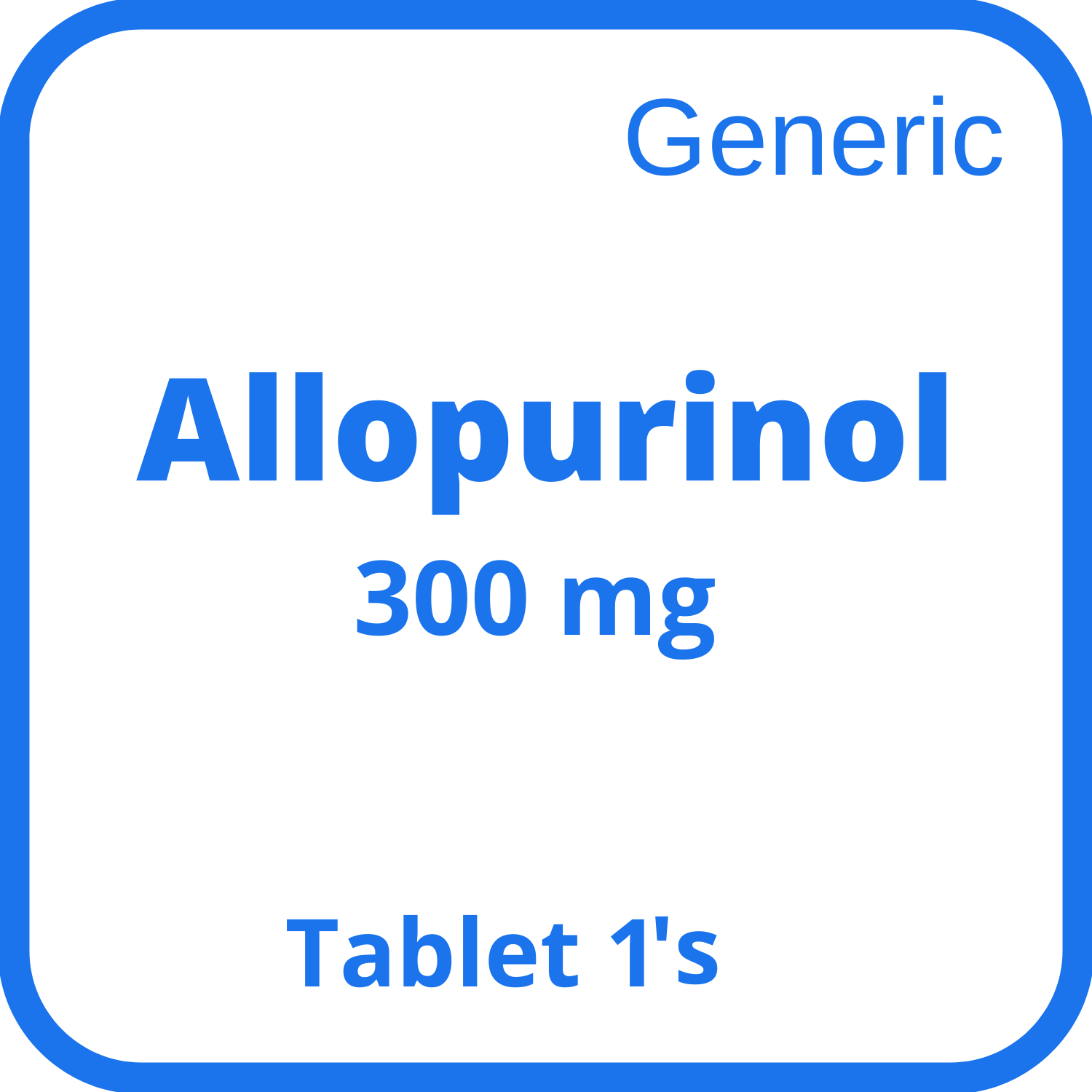 RITEMED Allopurinol 300mg Tablet 1's price in the Philippines | MedsGo ...