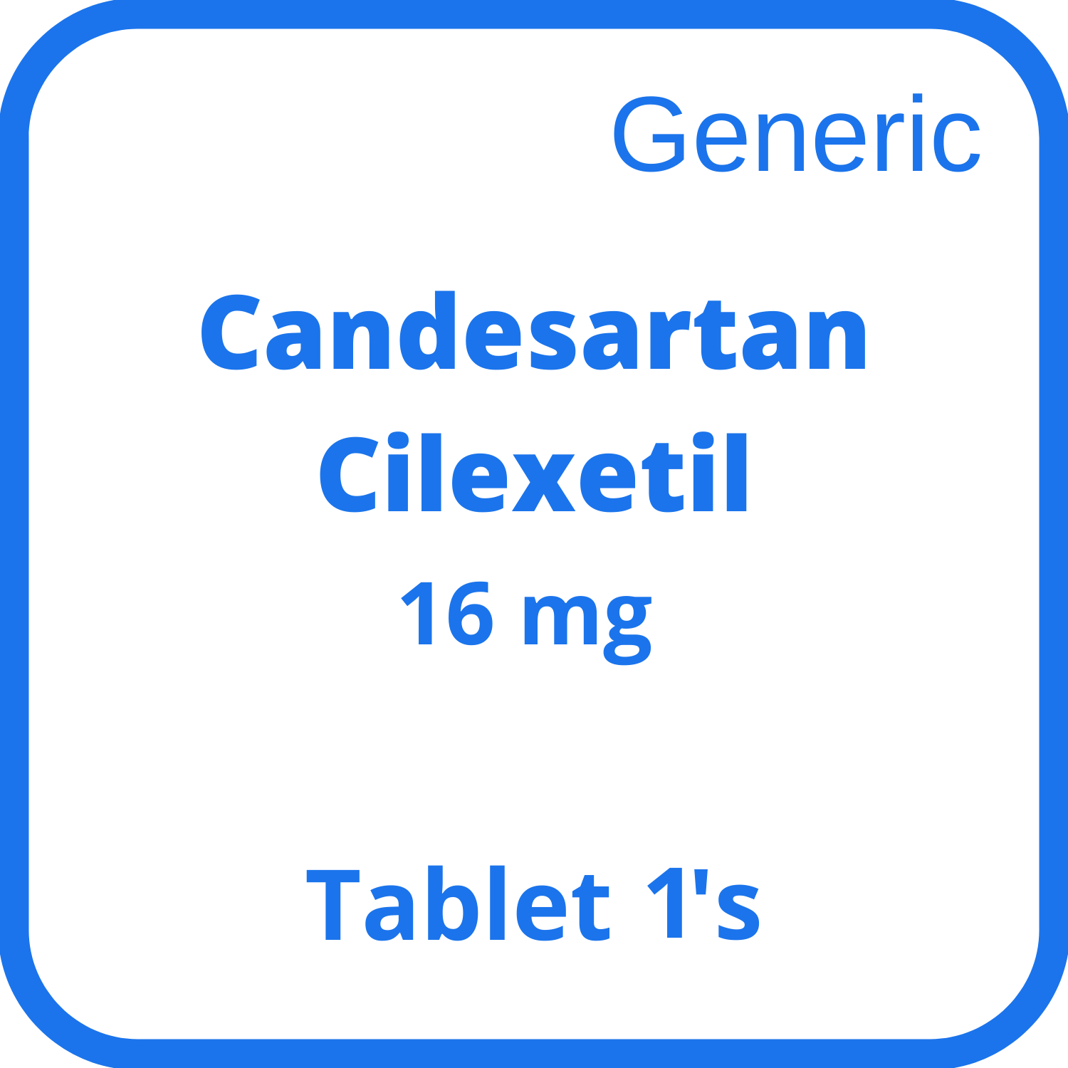 ACTIMED Candesartan Cilexetil 16mg Tablet 1's price in the Philippines ...