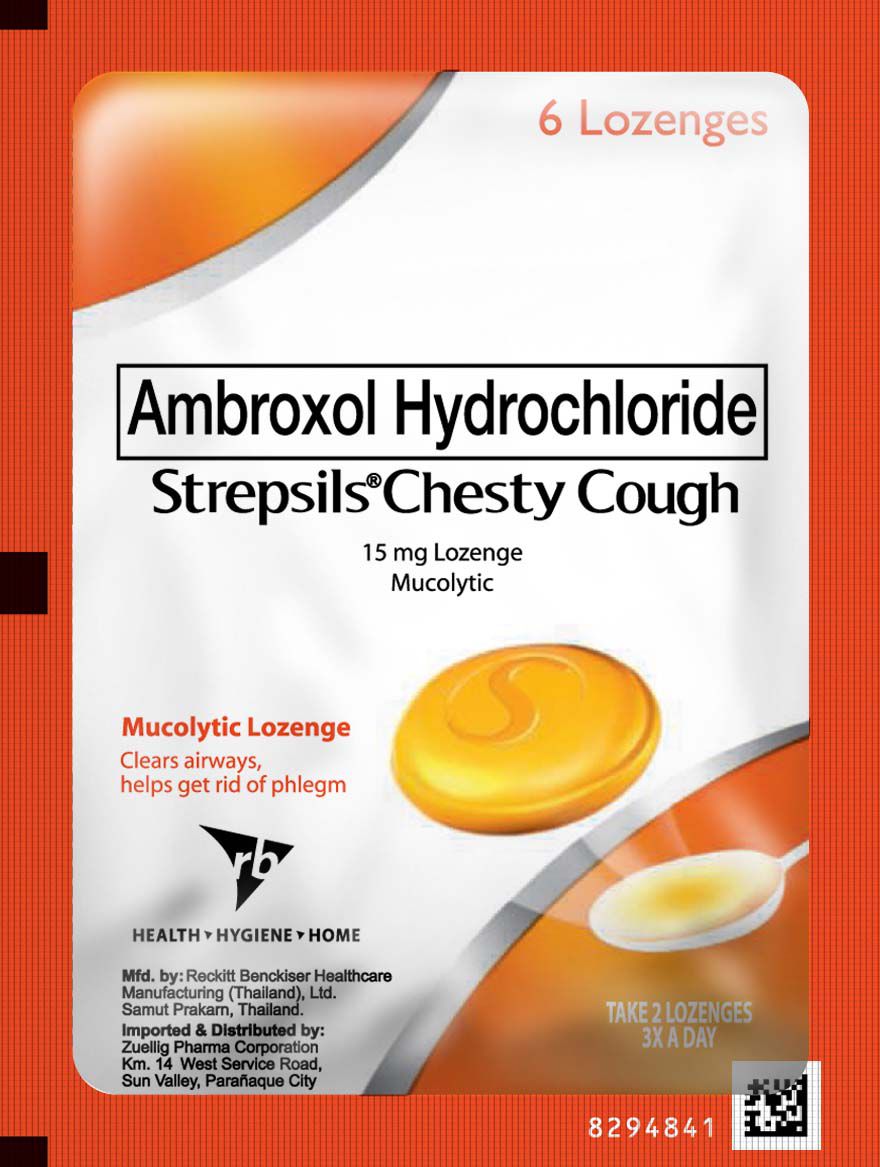 STREPSILS CHESTY COUGH Ambroxol Hydrochloride 15mg Lozenge 6's price in