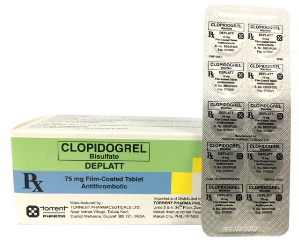 DEPLATT Clopidogrel Bisulfate 75mg Film-Coated Tablet 1's price in the ...