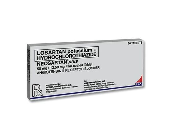 NEOSARTAN PLUS Losartan Potassium Hydrochlorothiazide 50mg