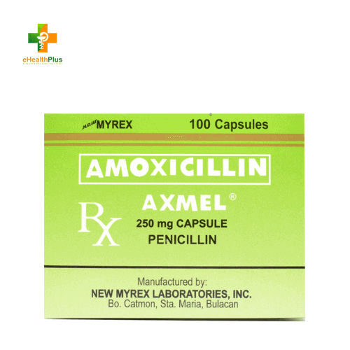 Buy Axmel amoxicillin 250mg capsule 100's online with MedsGo. Price - from