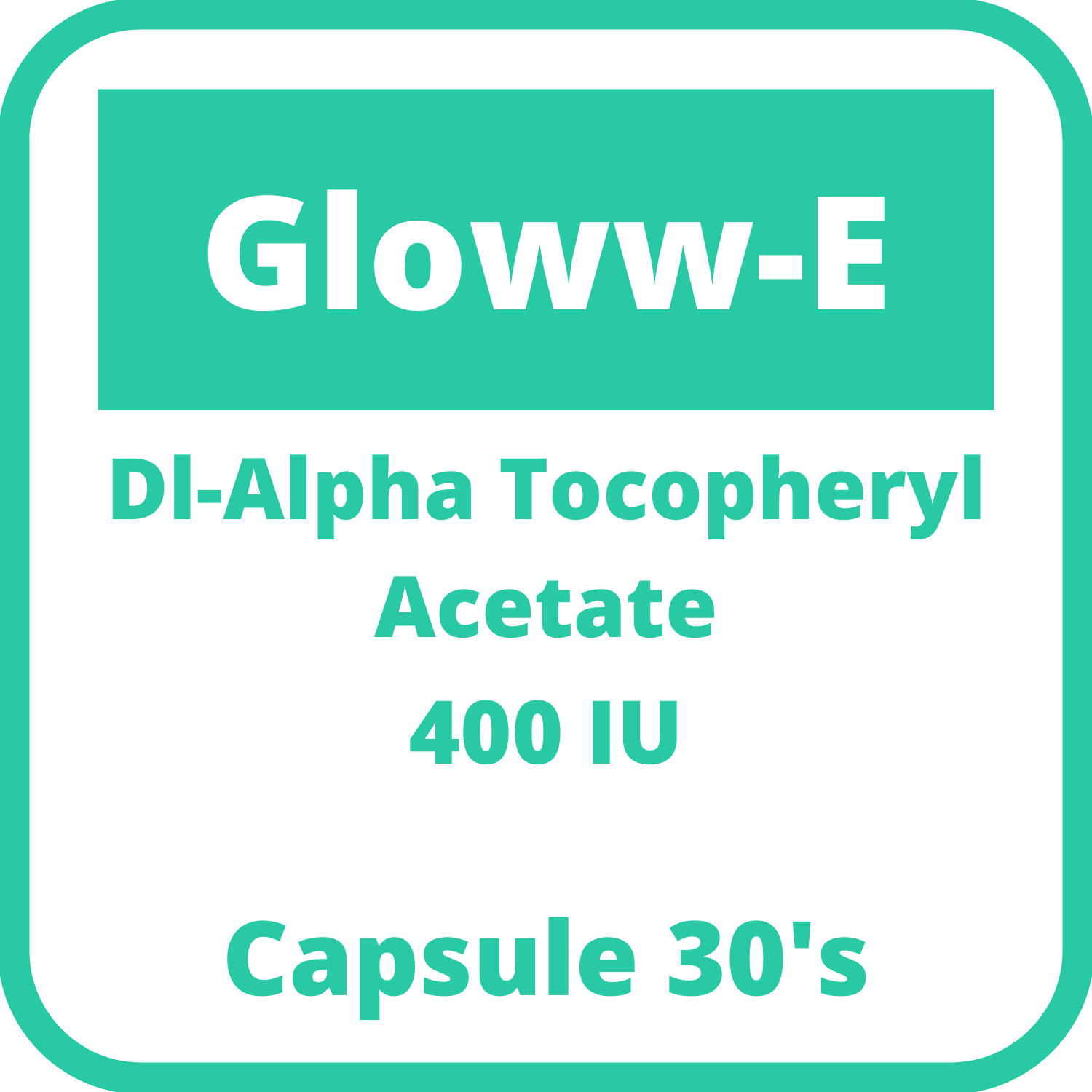GLOWWE DlAlpha Tocopheryl Acetate 400IU Softgel Capsule 30's price in