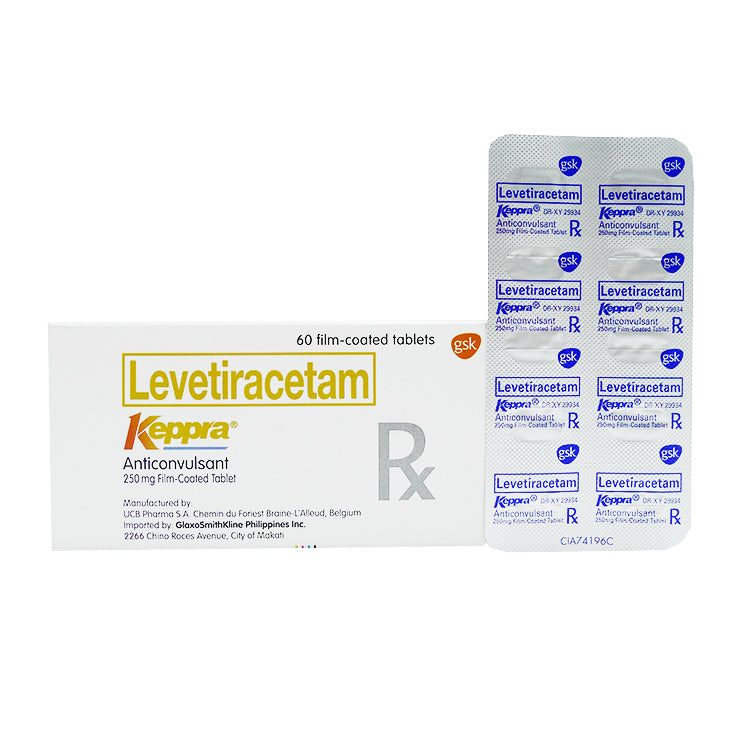 KEPPRA Levetiracetam 250mg Film Coated Tablet 1 s price in the