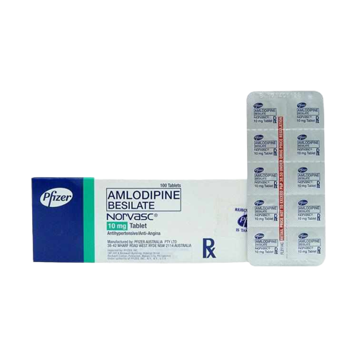 Norvasc Amlodipine Besilate 10mg Tablet 1s Price In The Philippines