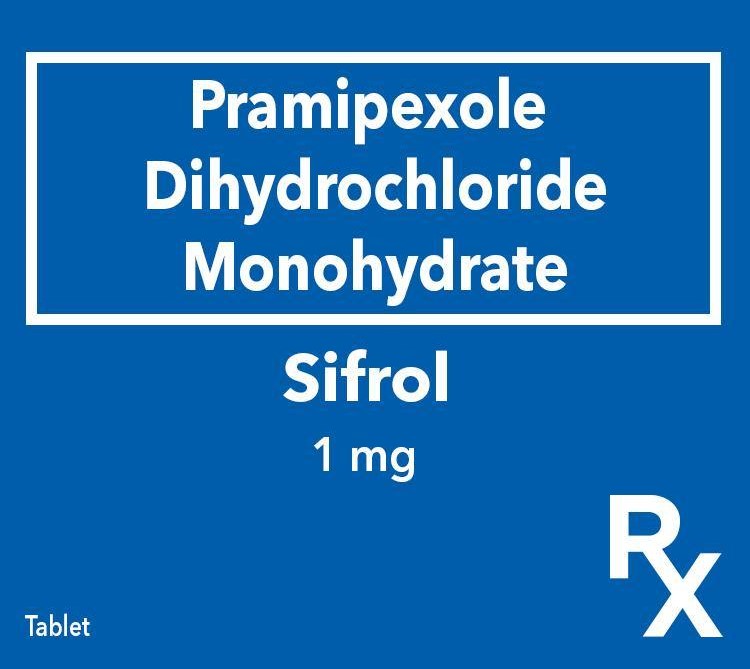 SIFROL Pramipexole Dihydrochloride Monohydrate 1mg Tablet 1 s