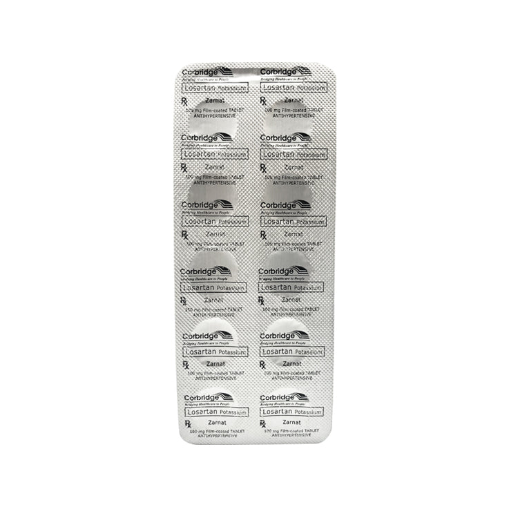 ZARNAT Losartan Potassium 100mg Film-Coated Tablet 1's price in the ...