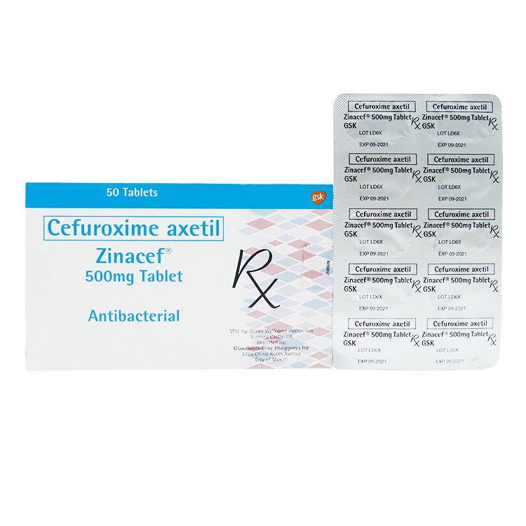 ZINACEF Cefuroxime Axetil 500mg Tablet 1 s price in the