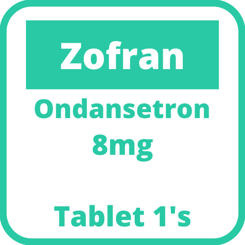 ZOFRAN Ondansetron Hydrochloride 8mg Tablet 1's price in the