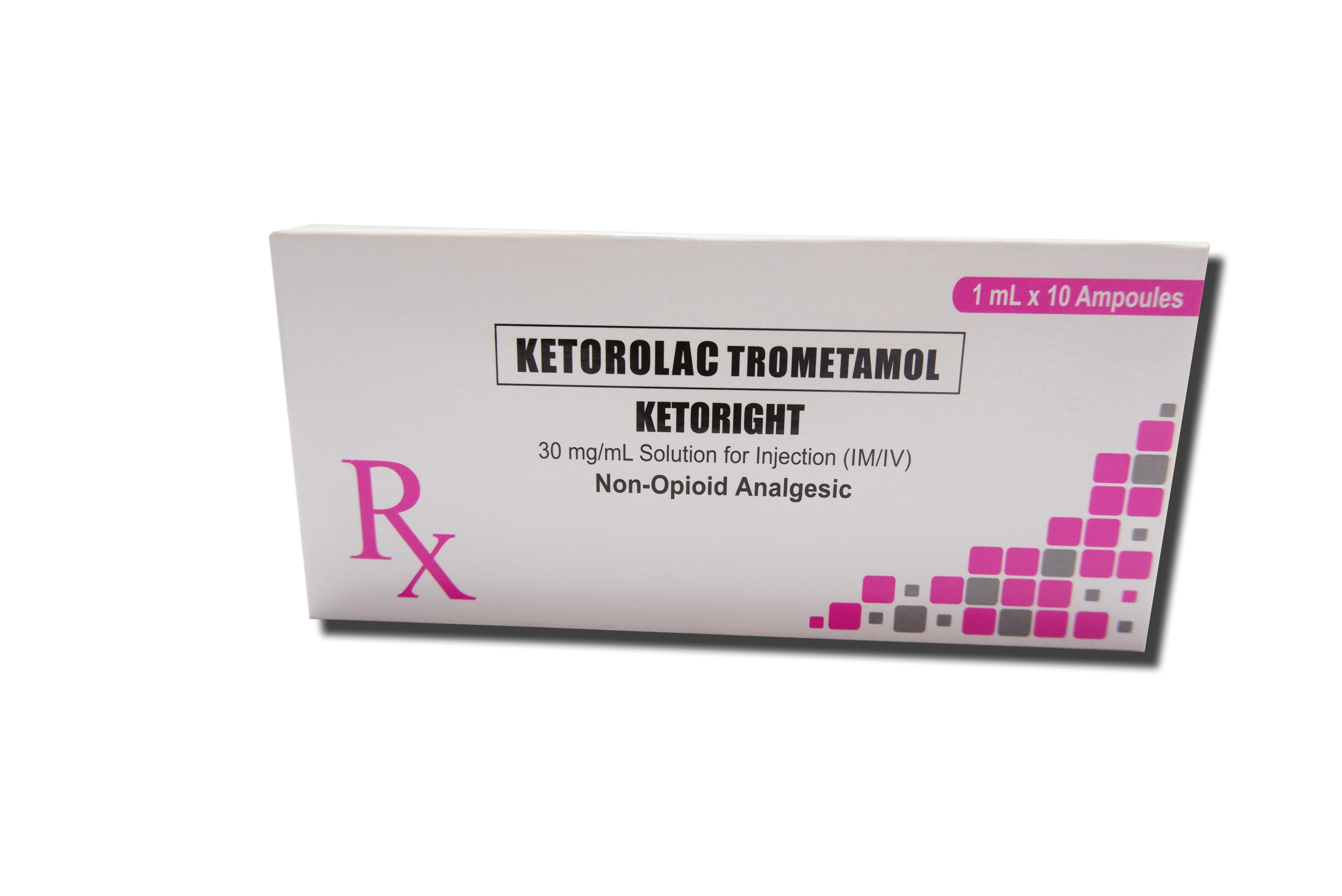 KETORIGHT Ketorolac Trometamol 30mg / mL Solution for Injection 1mL 10 ...