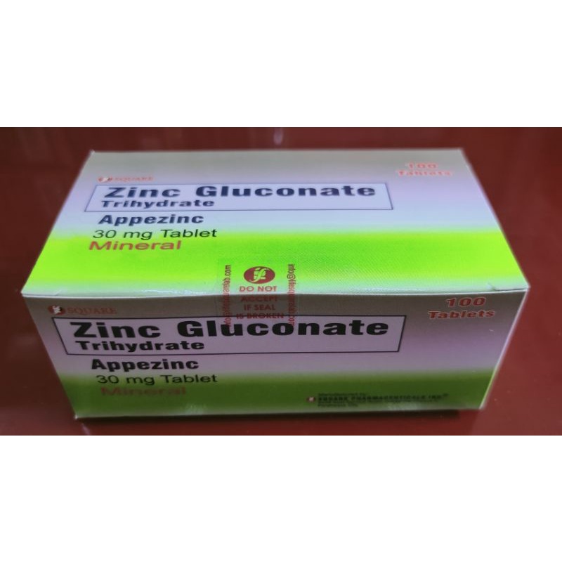 APPEZINC Zinc Gluconate Trihydrate 30mg Tablet 100's price in the