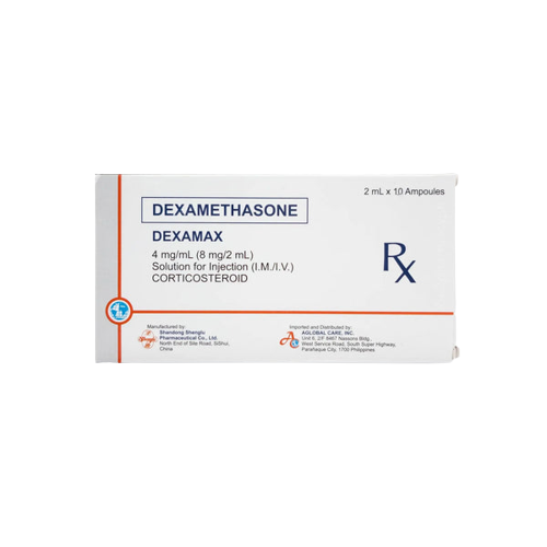 DEXAMAK Dexamethasone Sodium Phosphate 4mg / mL (8mg/2ml) Solution for