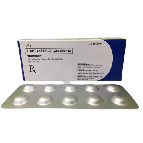 Buy Trimebet Trimetazidine Hydrochloride 35mg Modified-release Tablet ...