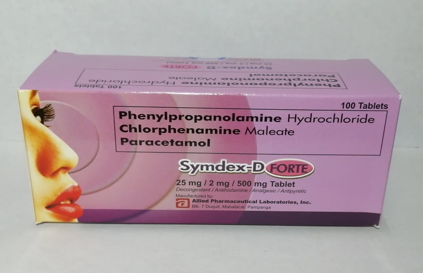 SYMDENX Paracetamol / Phenylpropanolamine Hydrochloride ...