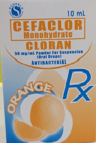 CLORAN Cefaclor Monohydrate 50mg / mL Powder for Suspension 10mL price ...