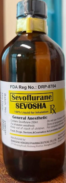 SEVOSHA Sevoflurane Liquid for Inhalation 250mL 1's price in the ...