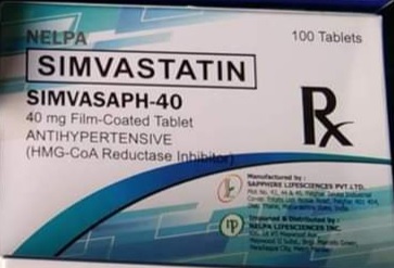 SIMVASAPH-40 Simvastatin 40mg Film-Coated Tablet 100's price in the ...