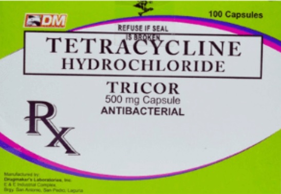 TRICOR Tetracycline Hydrochloride 500mg Capsule 100 s price in the