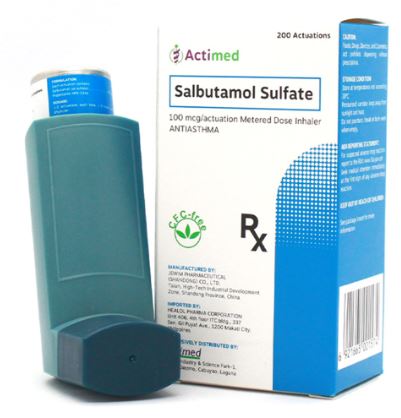 ACTIMED Salbutamol Sulfate 100mcg / act. Metered-Dose Inhaler 200act ...