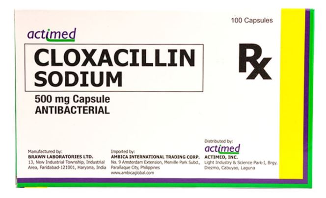 Actimed Cloxacillin Sodium 500mg Capsule 1s Price In The Philippines