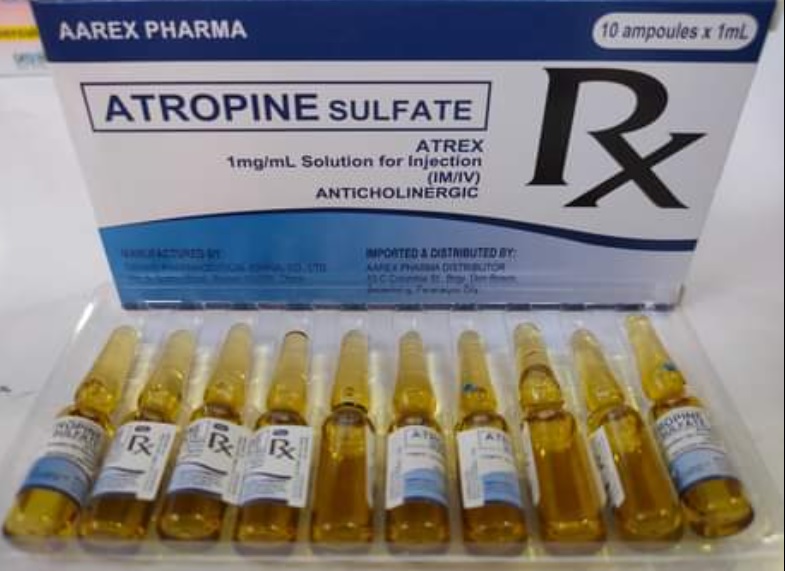 ATREX Atropine Sulfate 1mg / mL Solution for IM/IV Injection 1mL 1's