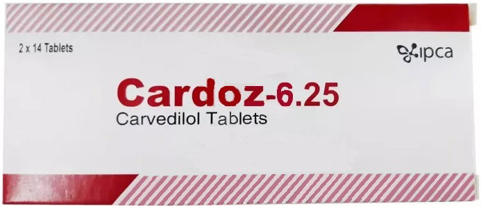 CARDOZ Carvedilol 6.25mg Tablet 28's price in the Philippines | MedsGo ...