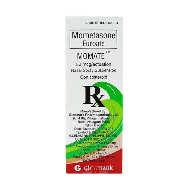 MOMATE Mometasone Furoate Monohydrate 50mcg / actuation Nasal Spray