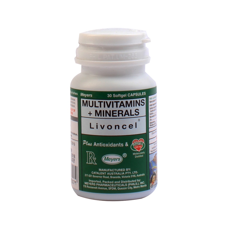 LIVONCEL Multivitamins / Minerals Softgel Capsule 1's price in the