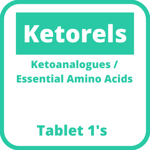 KETORELS Ketoanalogues / Essential Amino Acids FilmCoated Tablet 1's