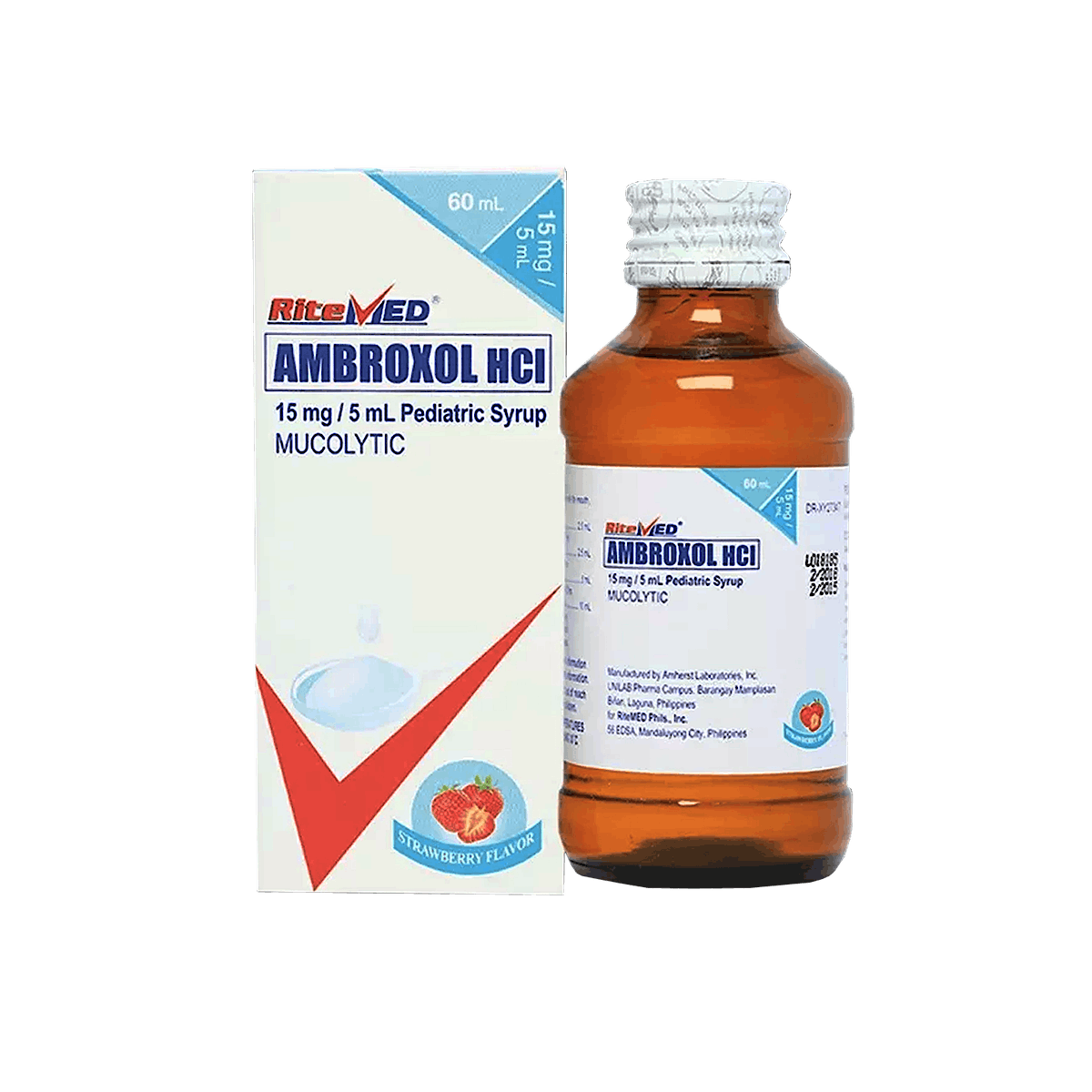 RITEMED Ambroxol Hydrochloride 15mg / mL Syrup 60mL price in the