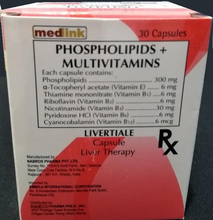 LIVERTIALE Phospholipids / Multivitamins Capsule 1's price in the