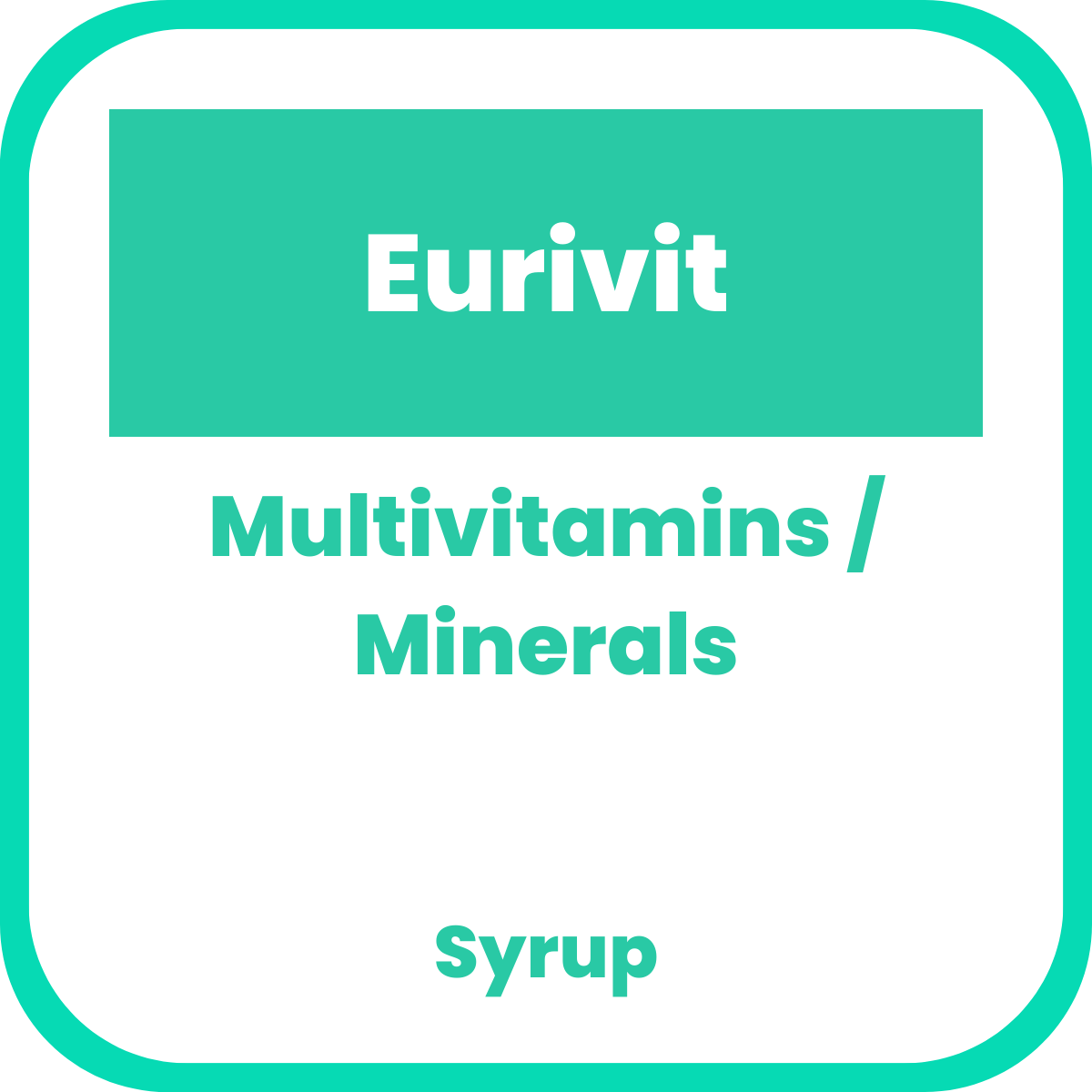 EURIVIT Multivitamins / Minerals Syrup 250mL price in the Philippines MedsGo Pharmacy
