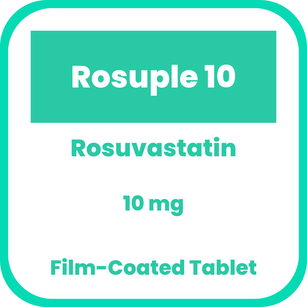 ROSUPLE 10 Rosuvastatin 10mg Film-Coated Tablet 1's price in the ...