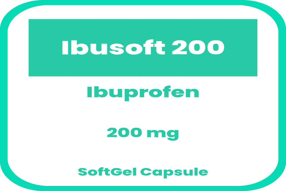 IBUSOFT 200 Ibuprofen 200mg Softgel Capsule 1 s Price In The IBUSOFT 200 Ibuprofen 200mg Softgel Capsule 1 s Price In The