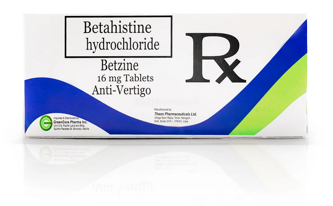 BETZINE Betahistine Dihydrochloride 16mg Tablet 100's Price In The ...