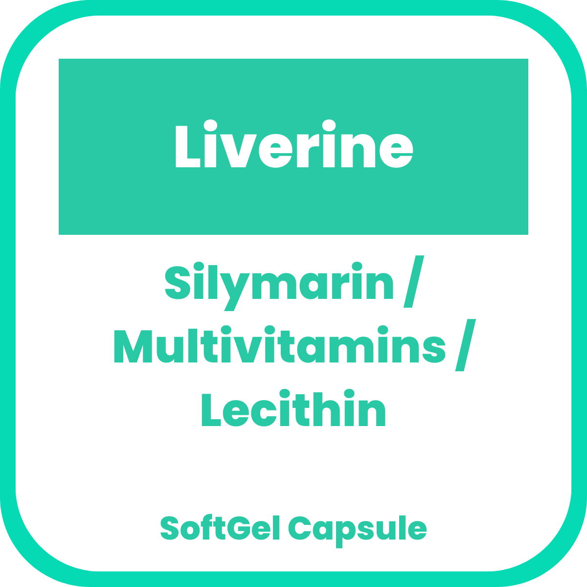 LIVERINE Silymarin / Multivitamins / Lecithin Softgel Capsule 1's price