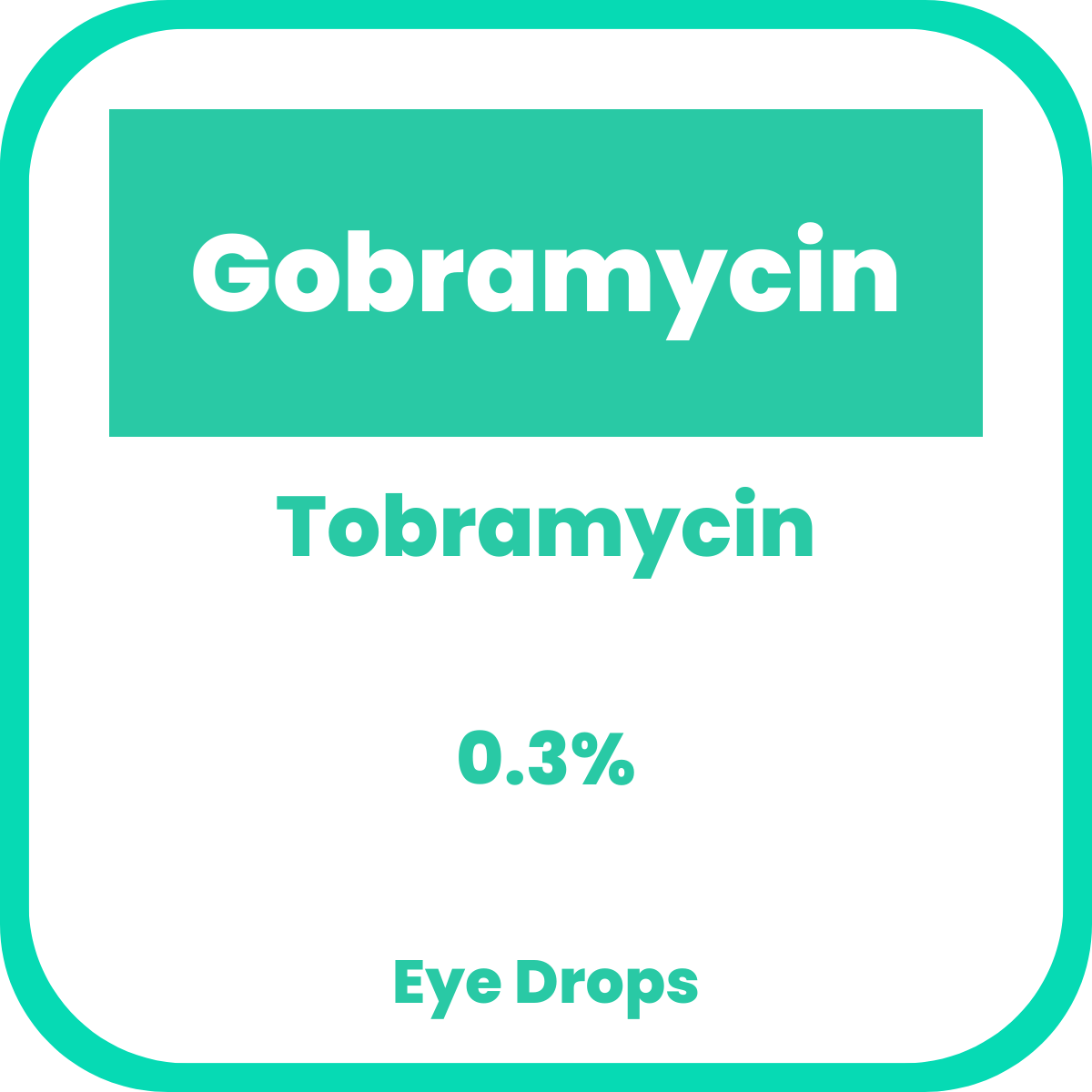 GOBRAMYCIN Tobramycin 0.3 (3 mg / mL) Sterile Ophthalmic Solution (Eye