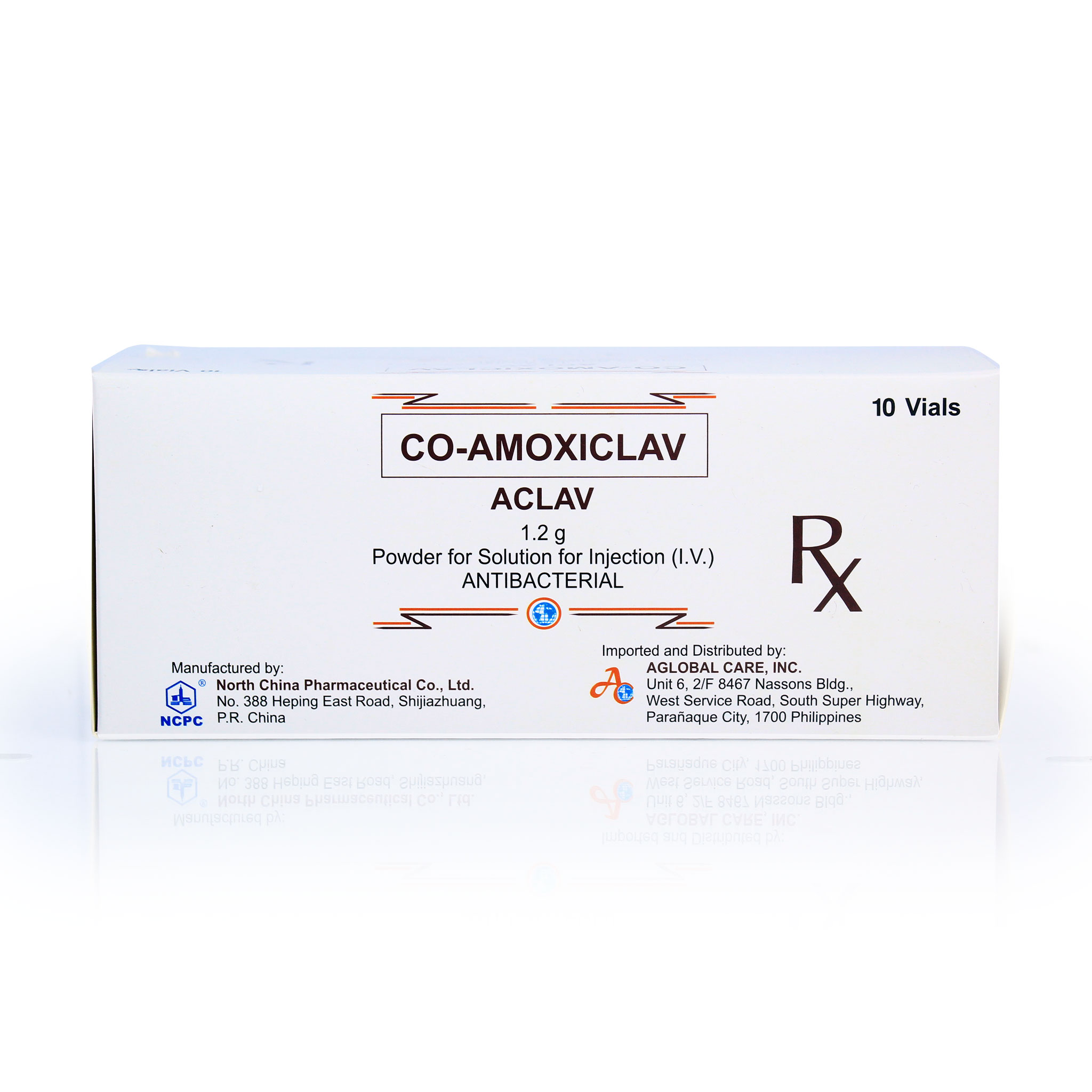 ACLAV Co-Amoxiclav 1.2g Powder for IV Injection 1's price in the ...