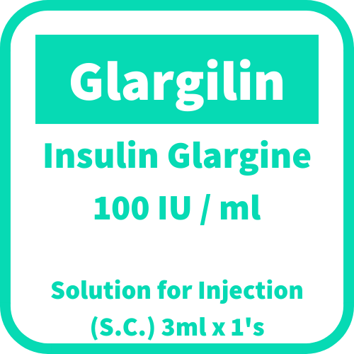 GLARGILIN Insulin Glargine (rDNA) 100IU / mL Solution for SC Injection