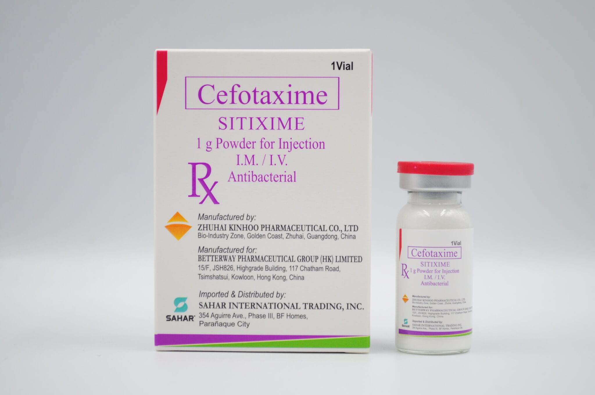 Cefotaxime Sodium 1g Powder for IM/IV Injection 1's price in the ...