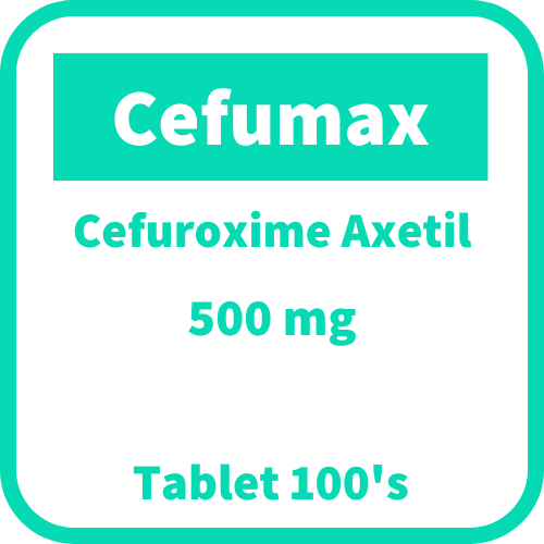 CEFUMAX Cefuroxime Axetil 500mg Film-Coated Tablet 100's price in the ...