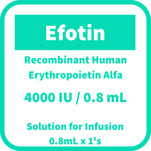 EFOTIN Human Erythropoietin Alfa 4000IU / 0.8mL Solution