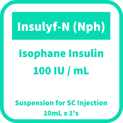 INSULYFN (NPH) Isophane Insulin 100IU / mL Suspension for SC Injection