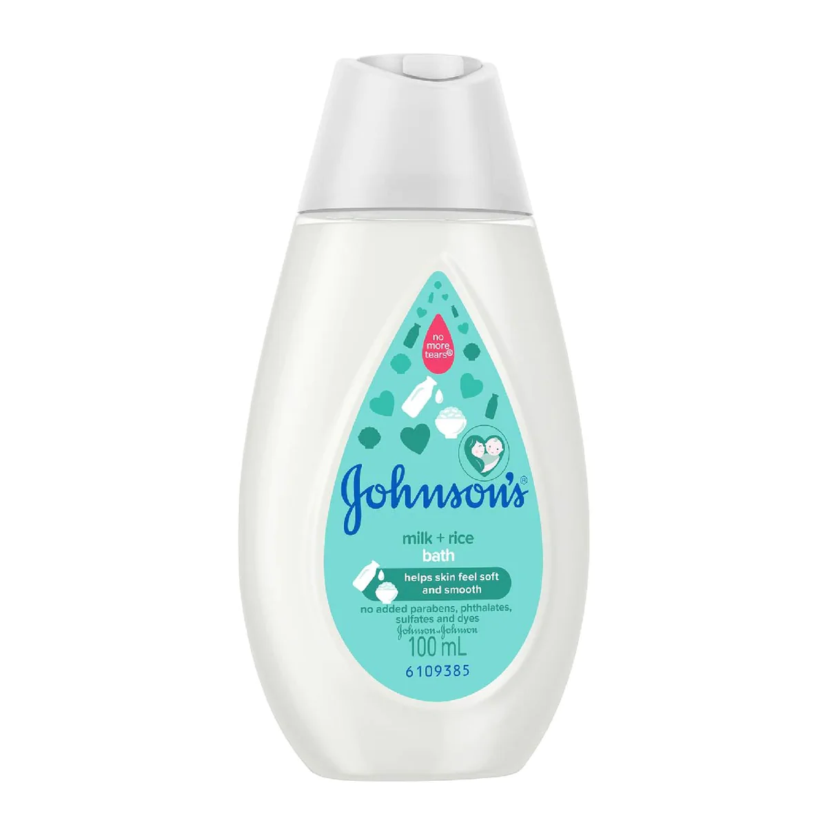 Buy Johnson's baby bath milk + rice 100ml online with MedsGo
