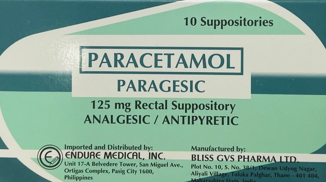 Buy Paragesic paracetamol 125mg rectal suppository 10's online with ...