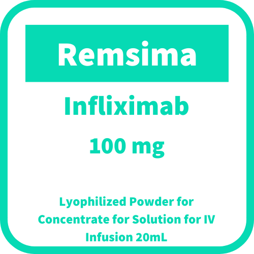 REMSIMA Infliximab 100mg Lyophilized Powder for Concentrate for
