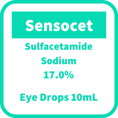 SENSOCET Sulfacetamide Sodium 17.0 Eye Drops 10mL price in the Philippines MedsGo Pharmacy